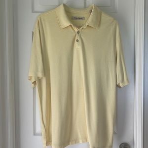 Tommy Bahama Yellow Polo Shirt - Size XL. EUC